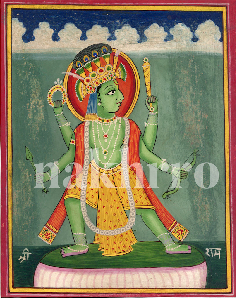 Ram Vishnu Dasavatar Wall Art (Museum-Grade) - Nakhrro