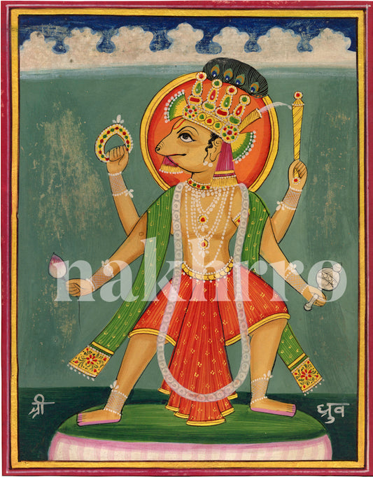 Dhruv Vishnu Dasavatar Wall Art (Museum-Grade)