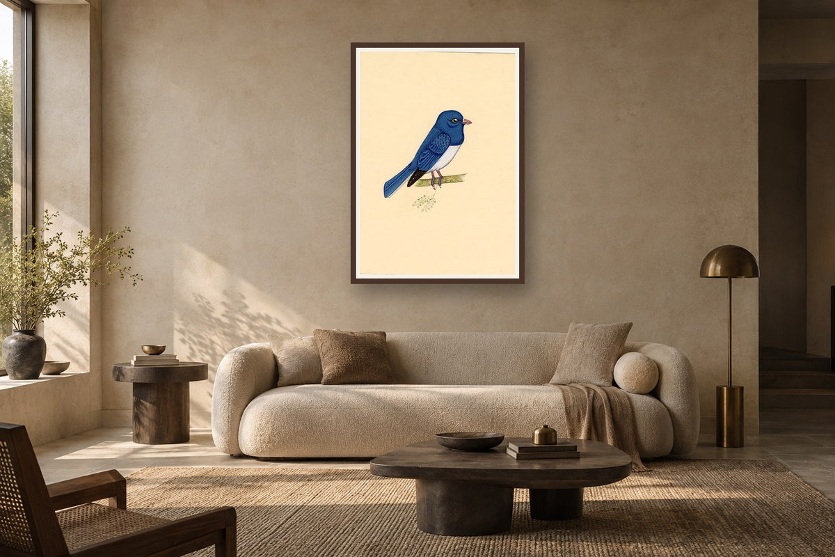 Blue Bird styled in a premium living room