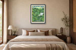 Gardens Of Pichwai Nidhivan styled in a premium bedroom