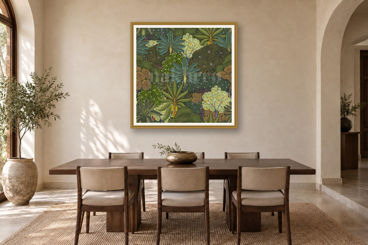 Gardens of Vridavan styled in a premium dining room