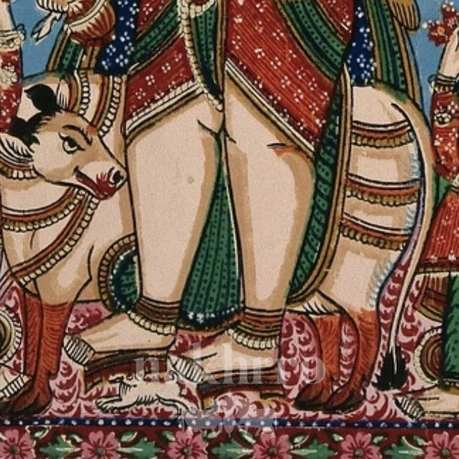 Panchamukhi Hanuman | Five-Faced Protector Museum-Grade Art Print — original artwork close-up 3