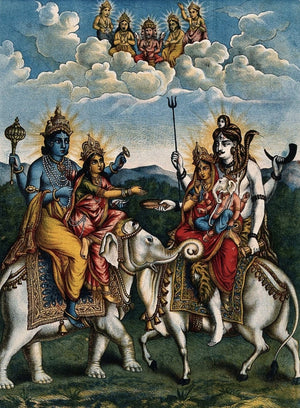 Hari-Hara Milan, the divine meeting of Vishnu and Shiva