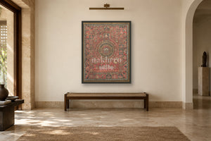 Jain Tirthankara Cosmology Yantra in a gallery room