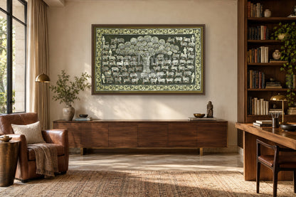 Kamdhenu Under Kalpavriksha in a study room