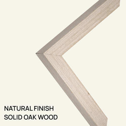Natural wooden frame option