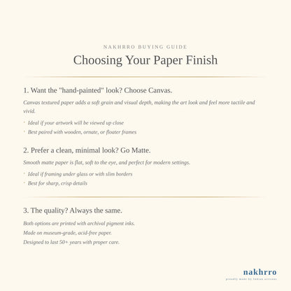 Museum-grade print guide