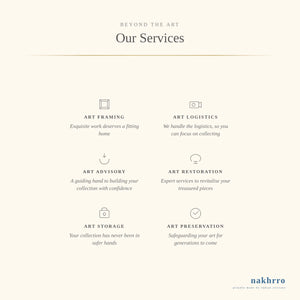 Nakhrro art print sizing, framing and care information
