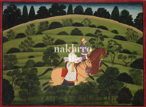 Riders in the Green Hills — complete artwork with Nakhrro watermark