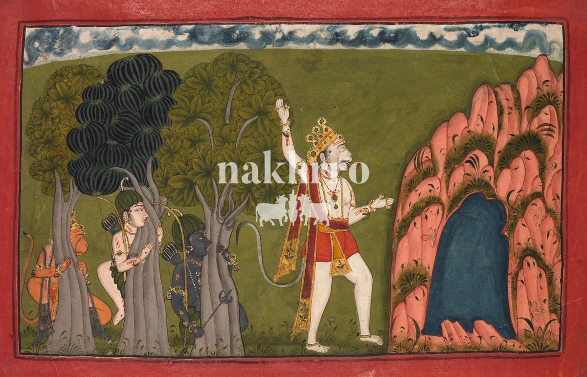 The Forest Encounter — complete artwork with Nakhrro watermark