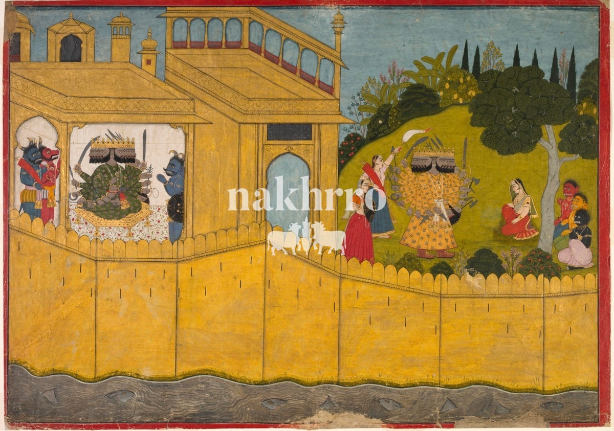 The Golden Palace and Garden — complete artwork with Nakhrro watermark