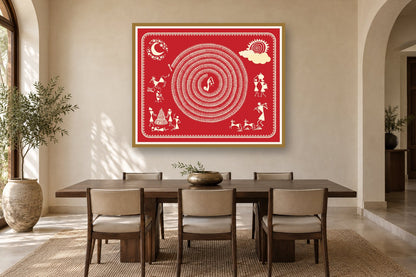 Moonlit Tarpa Dance styled in a dining room