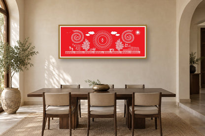 Triple Dance Rhythm styled in a dining room